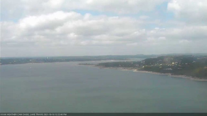 Lake Travis webcam, October 10, 2021 12:25 PM CT