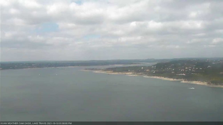 Lake Travis webcam, October 10, 2021 1:00 PM CT