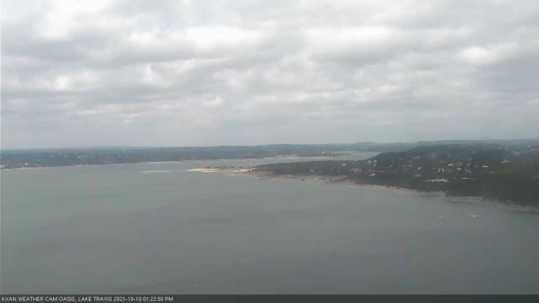 Lake Travis webcam, October 10, 2021 1:25 PM CT