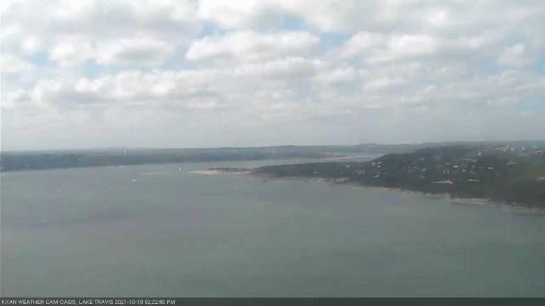 Lake Travis webcam, October 10, 2021 2:25 PM CT