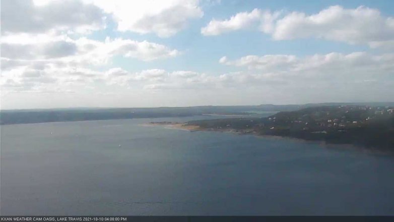 Lake Travis webcam, October 10, 2021 4:00 PM CT
