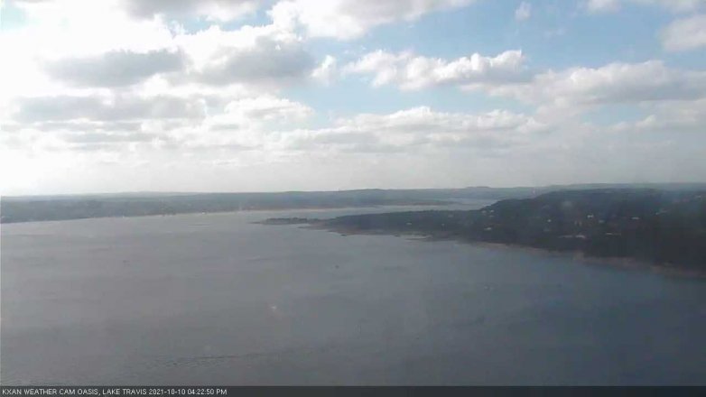Lake Travis webcam, October 10, 2021 4:25 PM CT