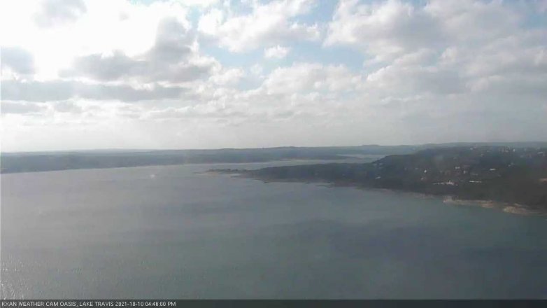 Lake Travis webcam, October 10, 2021 4:45 PM CT