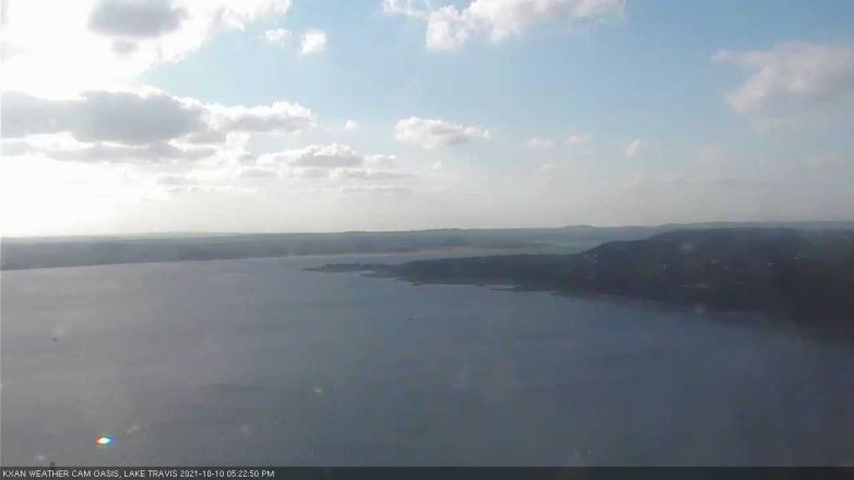 Lake Travis webcam, October 10, 2021 5:25 PM CT