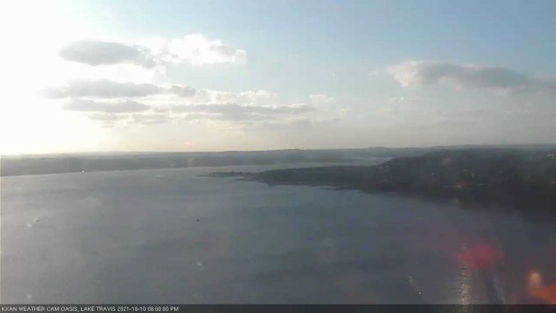 Lake Travis webcam, October 10, 2021 6:00 PM CT