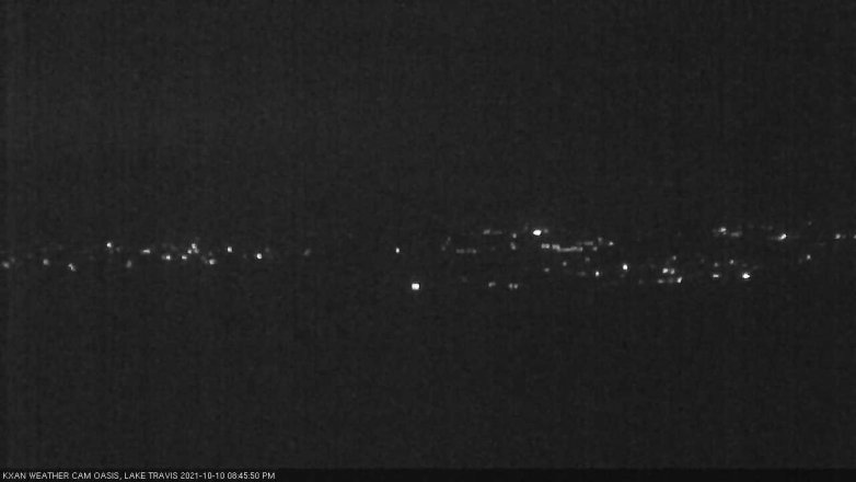 Lake Travis webcam, October 10, 2021 8:45 PM CT