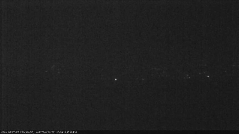 Lake Travis webcam, October 10, 2021 11:45 PM CT