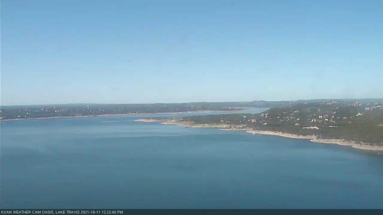 Lake Travis webcam, October 11, 2021 12:25 PM CT