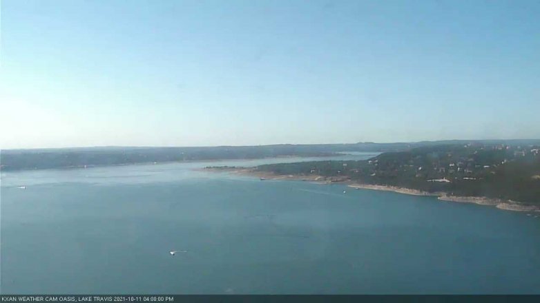 Lake Travis webcam, October 11, 2021 4:00 PM CT