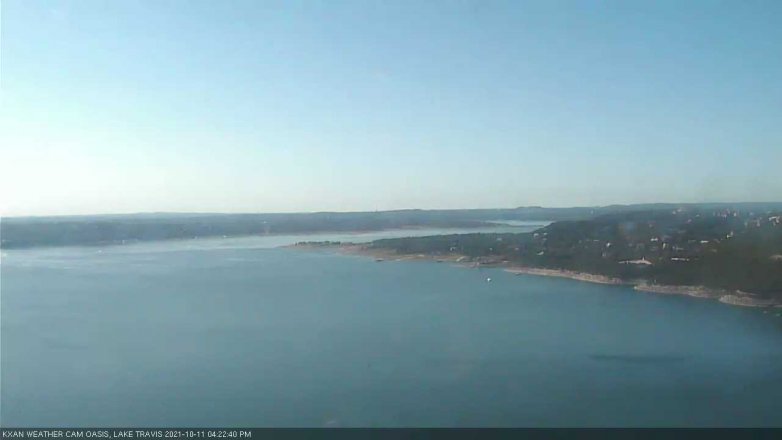 Lake Travis webcam, October 11, 2021 4:25 PM CT