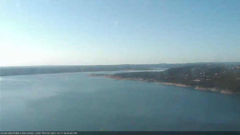 Lake Travis webcam, October 11, 2021 4:45 PM CT