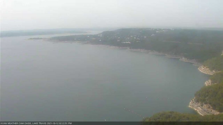 Lake Travis webcam, October 12, 2021 2:25 PM CT