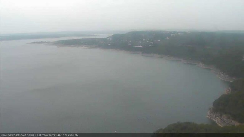 Lake Travis webcam, October 12, 2021 2:45 PM CT