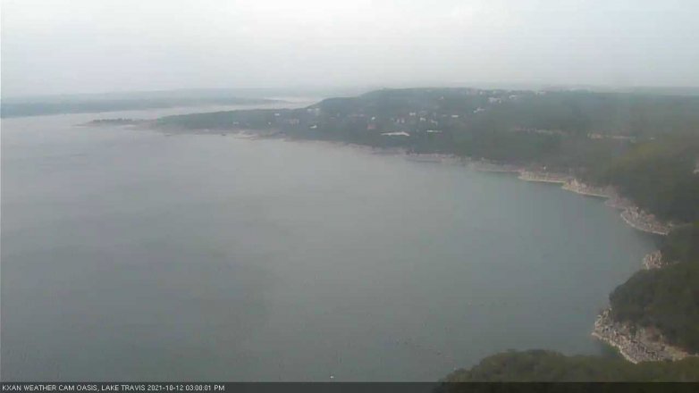 Lake Travis webcam, October 12, 2021 3:00 PM CT