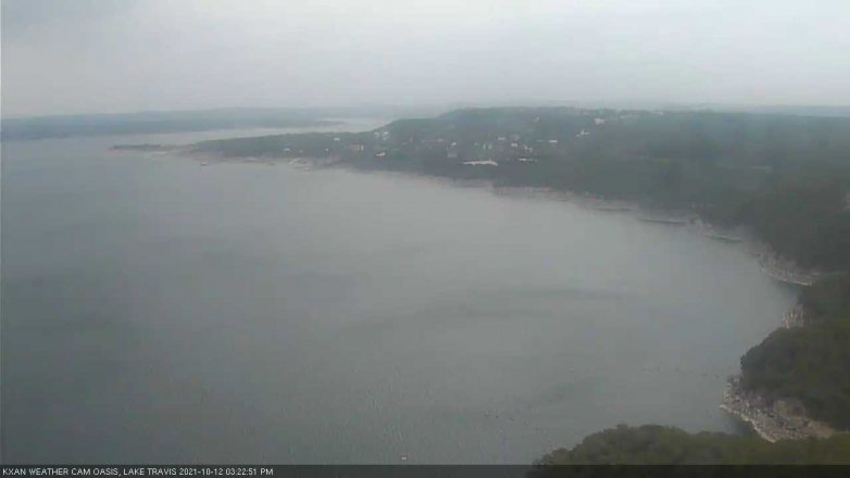 Lake Travis webcam, October 12, 2021 3:25 PM CT