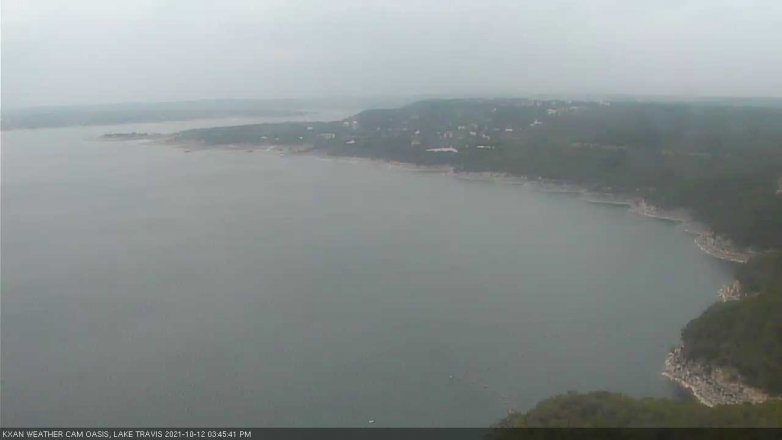 Lake Travis webcam, October 12, 2021 3:45 PM CT