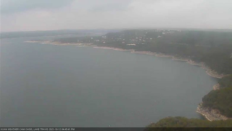 Lake Travis webcam, October 12, 2021 4:45 PM CT