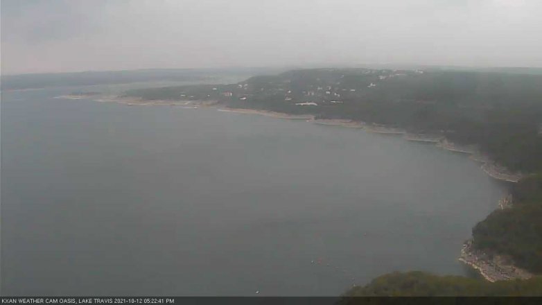 Lake Travis webcam, October 12, 2021 5:25 PM CT
