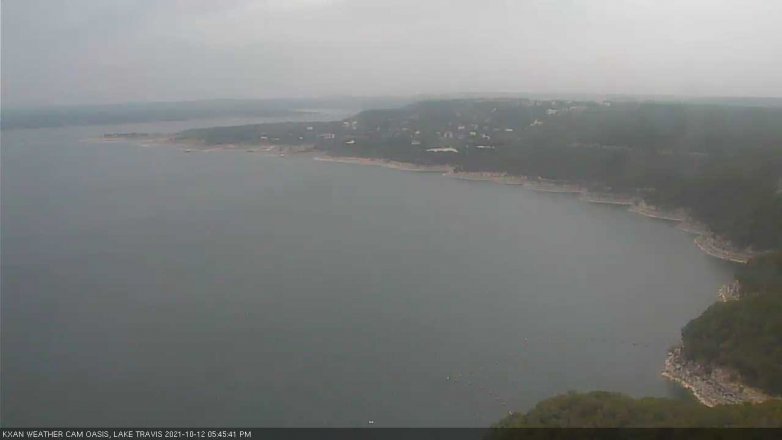 Lake Travis webcam, October 12, 2021 5:45 PM CT
