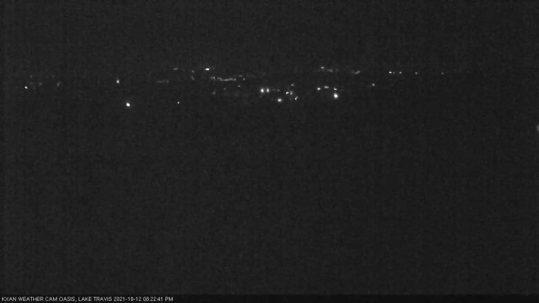 Lake Travis webcam, October 12, 2021 8:25 PM CT