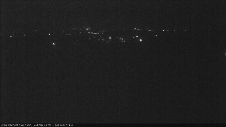 Lake Travis webcam, October 12, 2021 10:25 PM CT