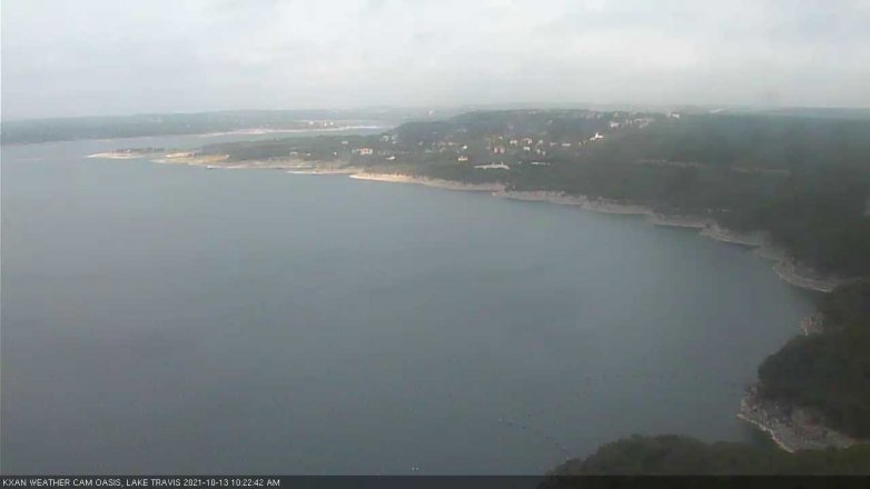 Lake Travis webcam, October 13, 2021 10:25 AM CT