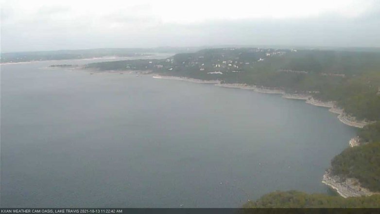 Lake Travis webcam, October 13, 2021 11:25 AM CT