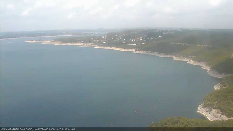 Lake Travis webcam, October 13, 2021 11:45 AM CT