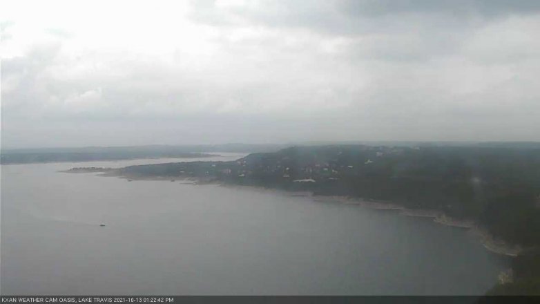 Lake Travis webcam, October 13, 2021 1:25 PM CT