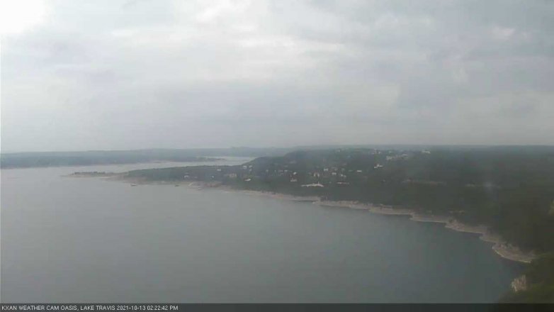 Lake Travis webcam, October 13, 2021 2:25 PM CT