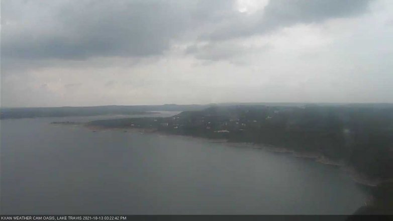 Lake Travis webcam, October 13, 2021 3:25 PM CT