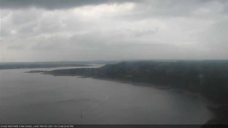 Lake Travis webcam, October 13, 2021 4:25 PM CT