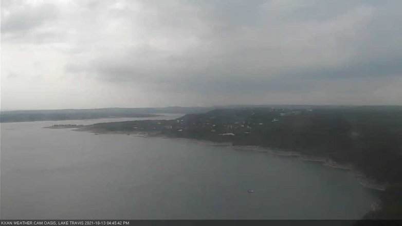 Lake Travis webcam, October 13, 2021 4:45 PM CT