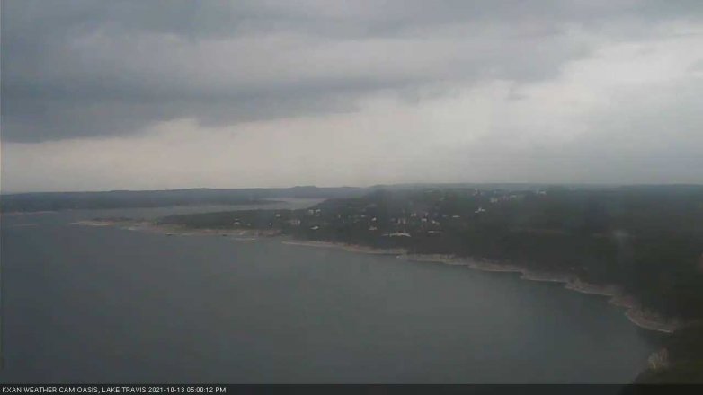 Lake Travis webcam, October 13, 2021 5:00 PM CT