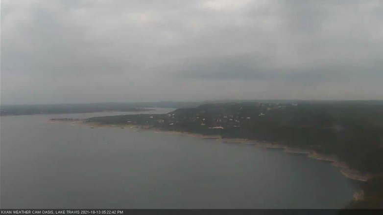 Lake Travis webcam, October 13, 2021 5:25 PM CT
