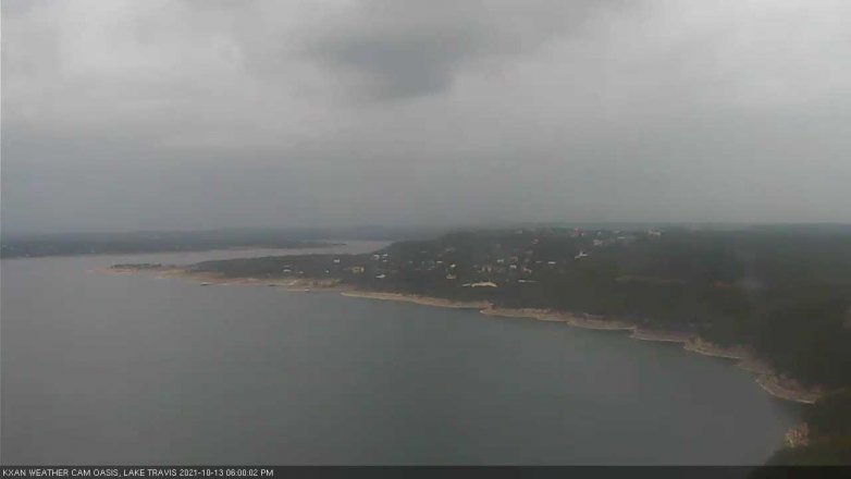 Lake Travis webcam, October 13, 2021 6:00 PM CT
