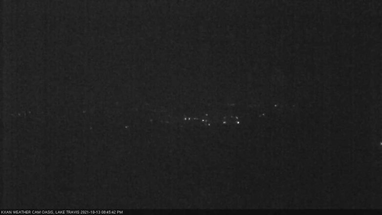 Lake Travis webcam, October 13, 2021 8:45 PM CT