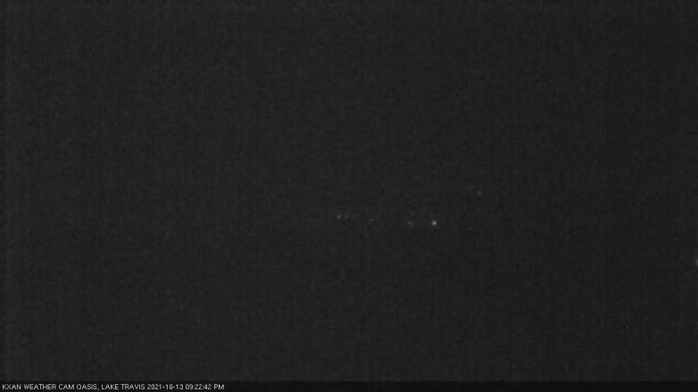 Lake Travis webcam, October 13, 2021 9:25 PM CT
