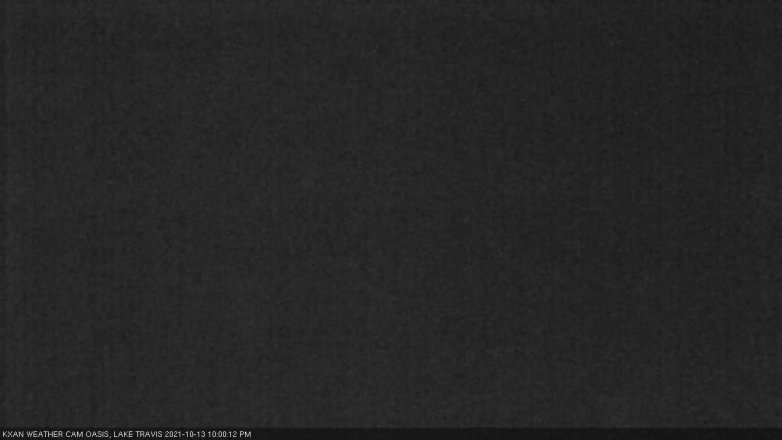 Lake Travis webcam, October 13, 2021 10:00 PM CT
