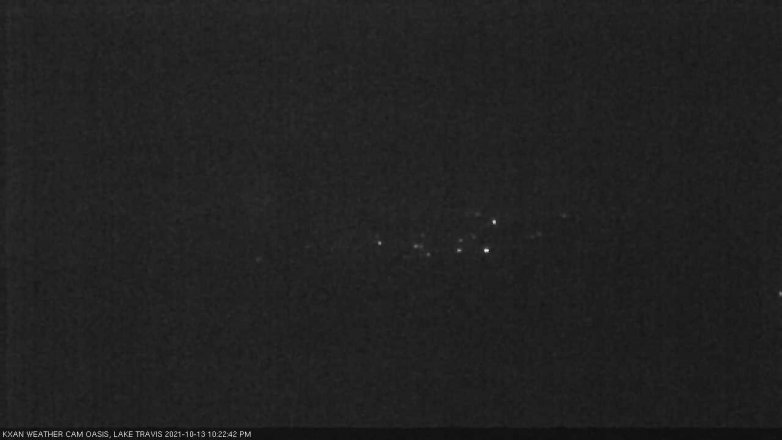 Lake Travis webcam, October 13, 2021 10:25 PM CT