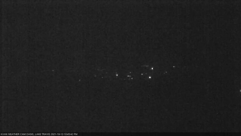 Lake Travis webcam, October 13, 2021 10:45 PM CT