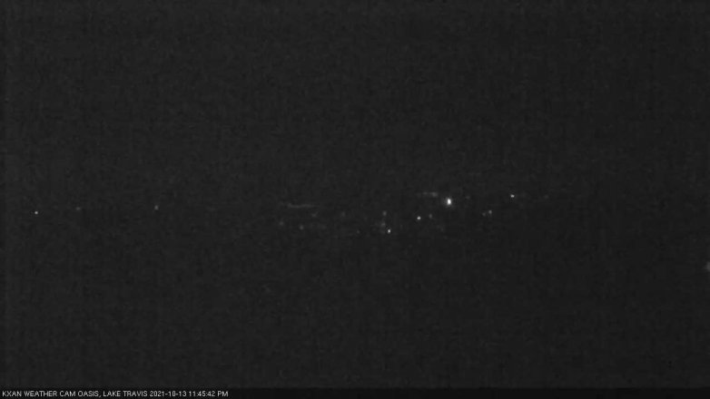 Lake Travis webcam, October 13, 2021 11:45 PM CT