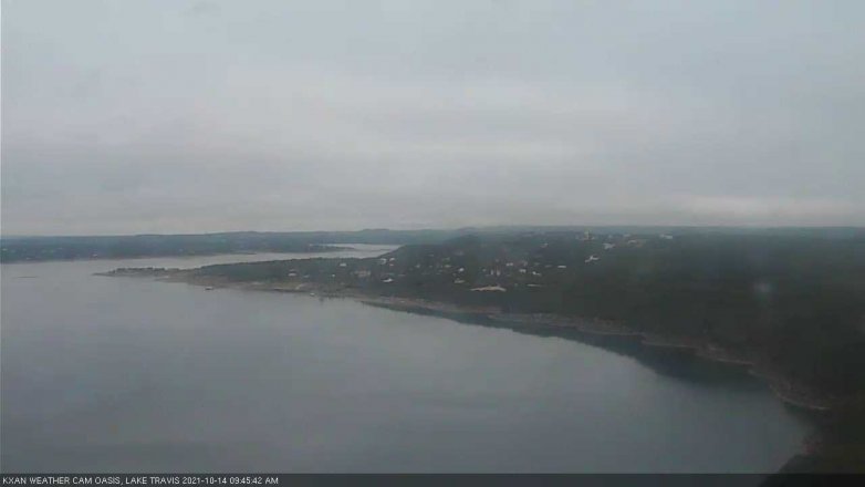 Lake Travis webcam, October 14, 2021 9:45 AM CT