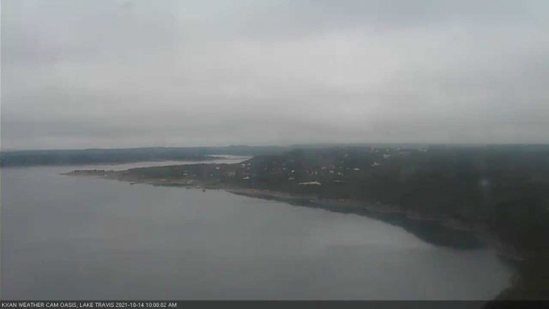 Lake Travis webcam, October 14, 2021 10:00 AM CT
