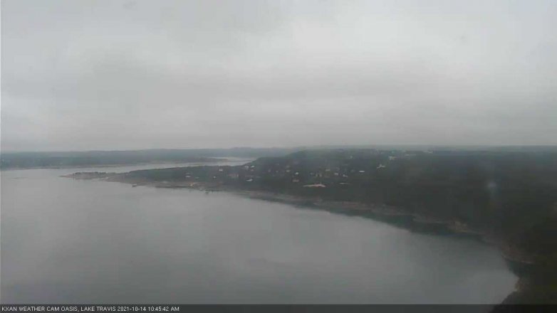 Lake Travis webcam, October 14, 2021 10:45 AM CT