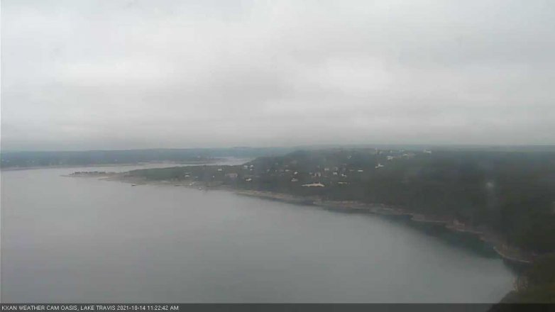 Lake Travis webcam, October 14, 2021 11:25 AM CT