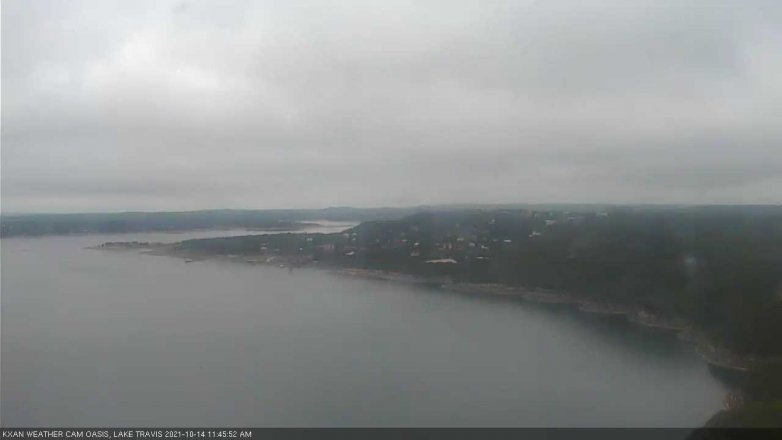 Lake Travis webcam, October 14, 2021 11:45 AM CT