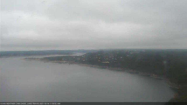 Lake Travis webcam, October 14, 2021 12:00 PM CT