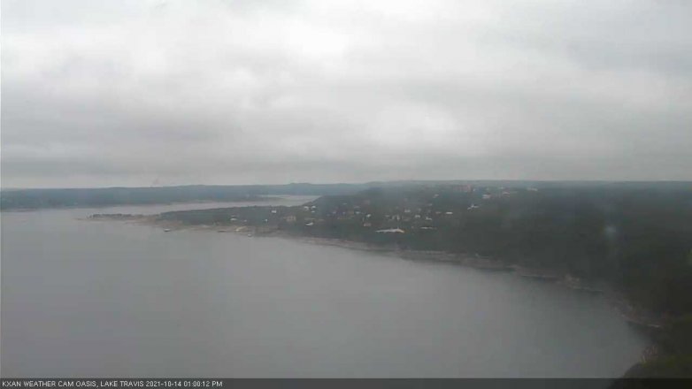 Lake Travis webcam, October 14, 2021 1:00 PM CT
