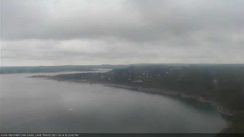 Lake Travis webcam, October 14, 2021 2:25 PM CT